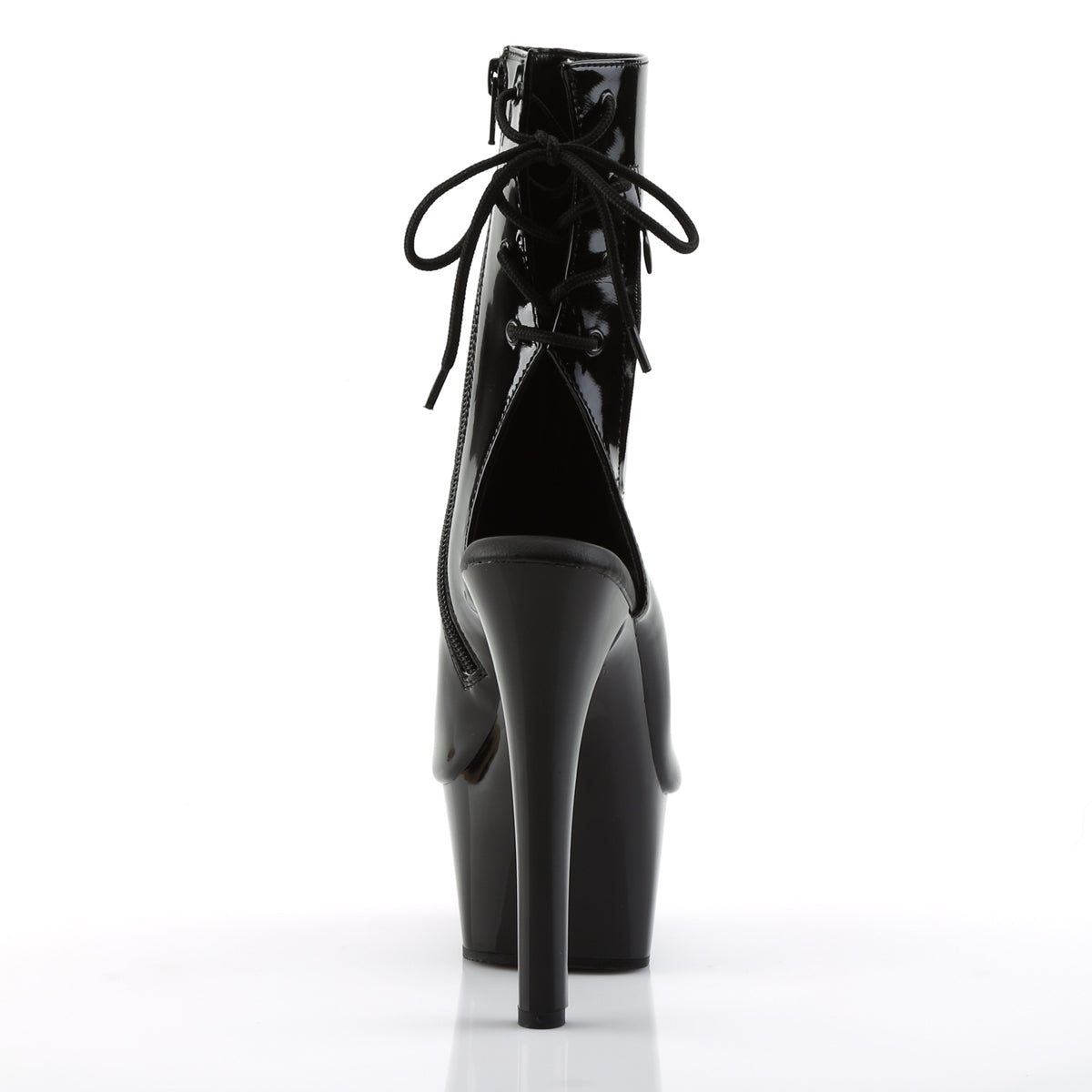 ASPIRE-1018 6" Heel, 2 1/4" PF Open Toe/Heel Ankle Boot, Side Zip