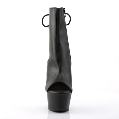 ASPIRE-1018 6" Heel, 2 1/4" PF Open Toe/Heel Ankle Boot, Side Zip