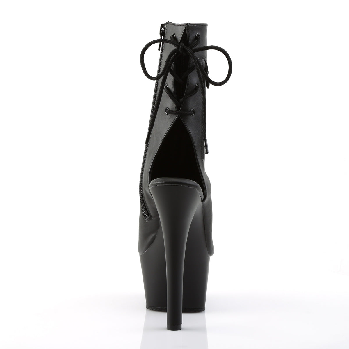 ASPIRE-1018 6" Heel, 2 1/4" PF Open Toe/Heel Ankle Boot, Side Zip