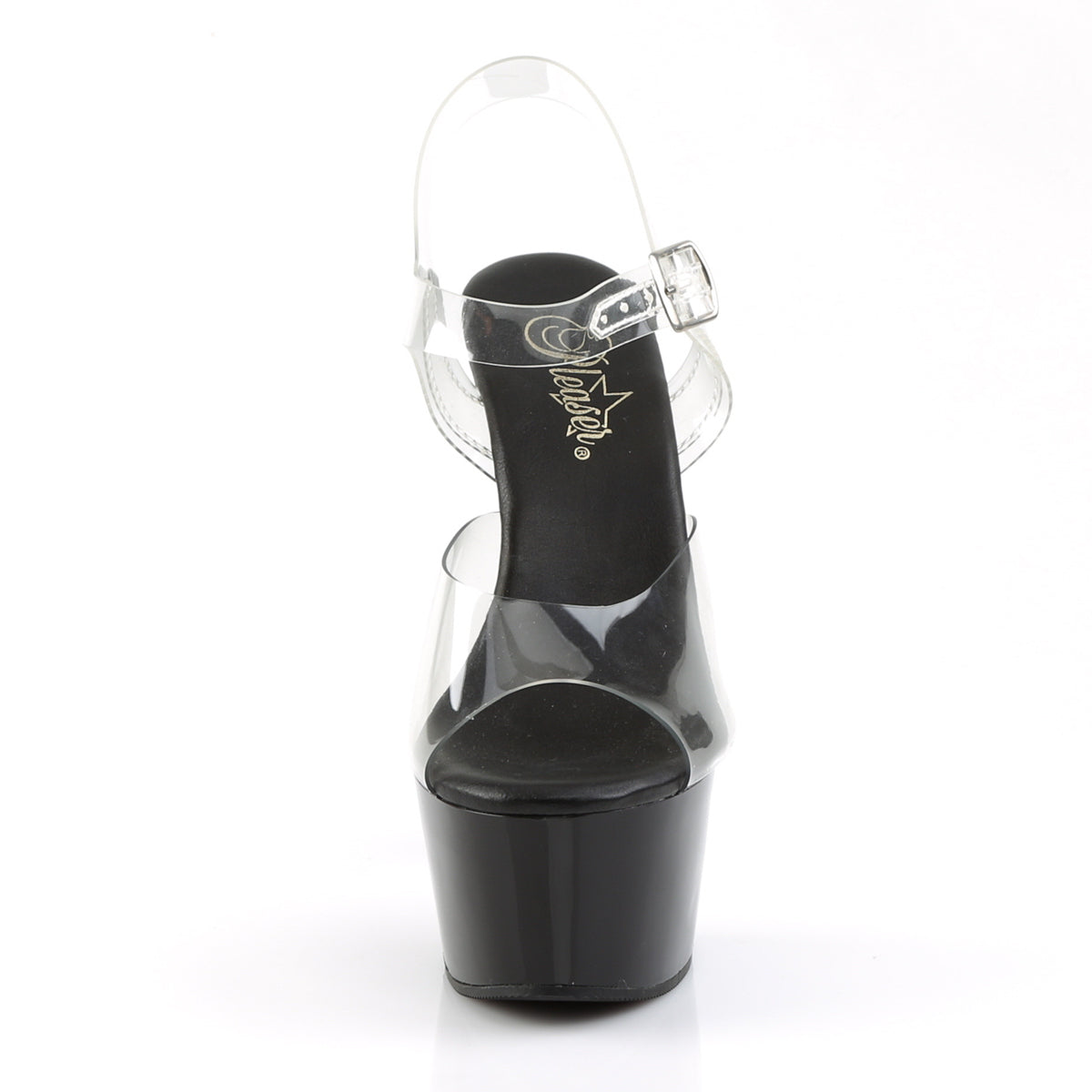 ASPIRE-608 6" Heel, 2 1/4" PF Vegan Friendly Ankle Strap Sandal