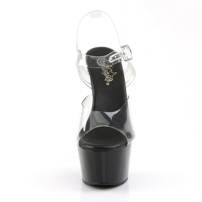 ASPIRE-608 6" Heel, 2 1/4" PF Vegan Friendly Ankle Strap Sandal