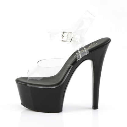 ASPIRE-608 6" Heel, 2 1/4" PF Vegan Friendly Ankle Strap Sandal