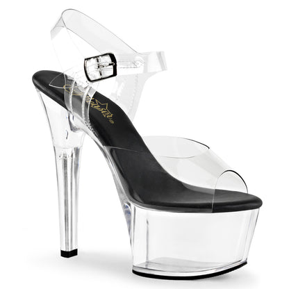 ASPIRE-608 6" Heel, 2 1/4" PF Vegan Friendly Ankle Strap Sandal