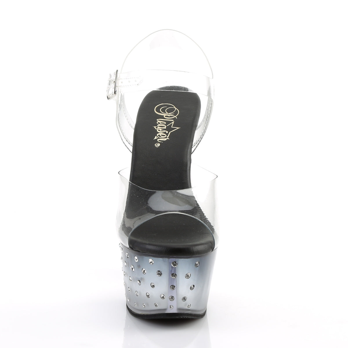 ASPIRE-608STD 6" Heel, 2 1/4" PF Ankle Strap Sandal W/ RS