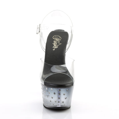 ASPIRE-608STD 6" Heel, 2 1/4" PF Ankle Strap Sandal W/ RS