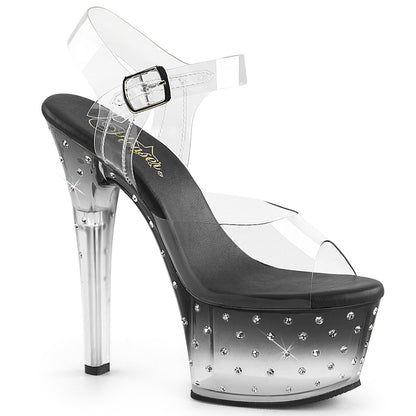 ASPIRE-608STD 6" Heel, 2 1/4" PF Ankle Strap Sandal W/ RS