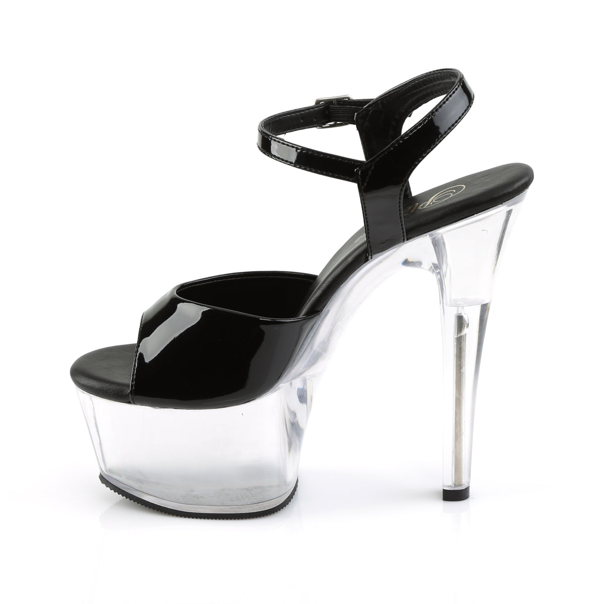ASPIRE-609 6" Heel, 2 1/4" PF Vegan Friendly Ankle Strap Sandal