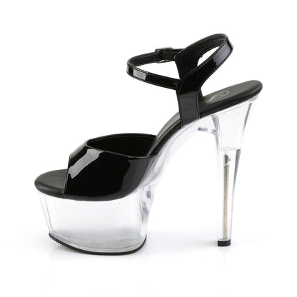 ASPIRE-609 6" Heel, 2 1/4" PF Vegan Friendly Ankle Strap Sandal
