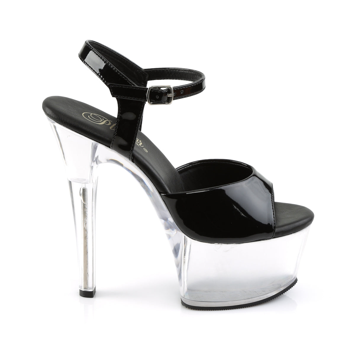 ASPIRE-609 6" Heel, 2 1/4" PF Vegan Friendly Ankle Strap Sandal