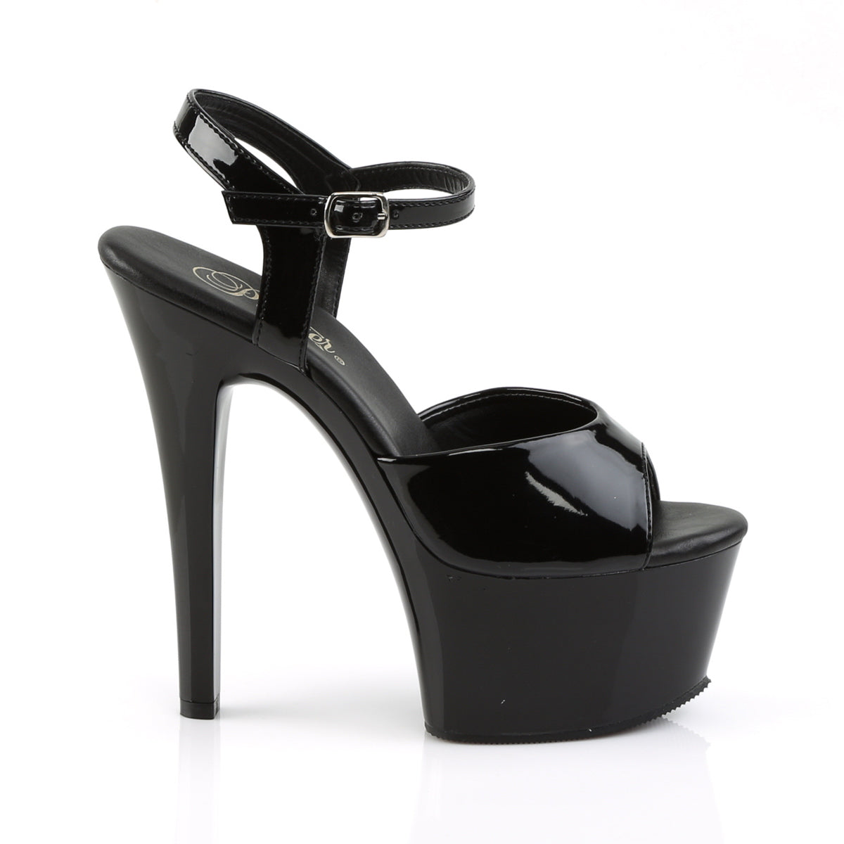 ASPIRE-609 6" Heel, 2 1/4" PF Vegan Friendly Ankle Strap Sandal