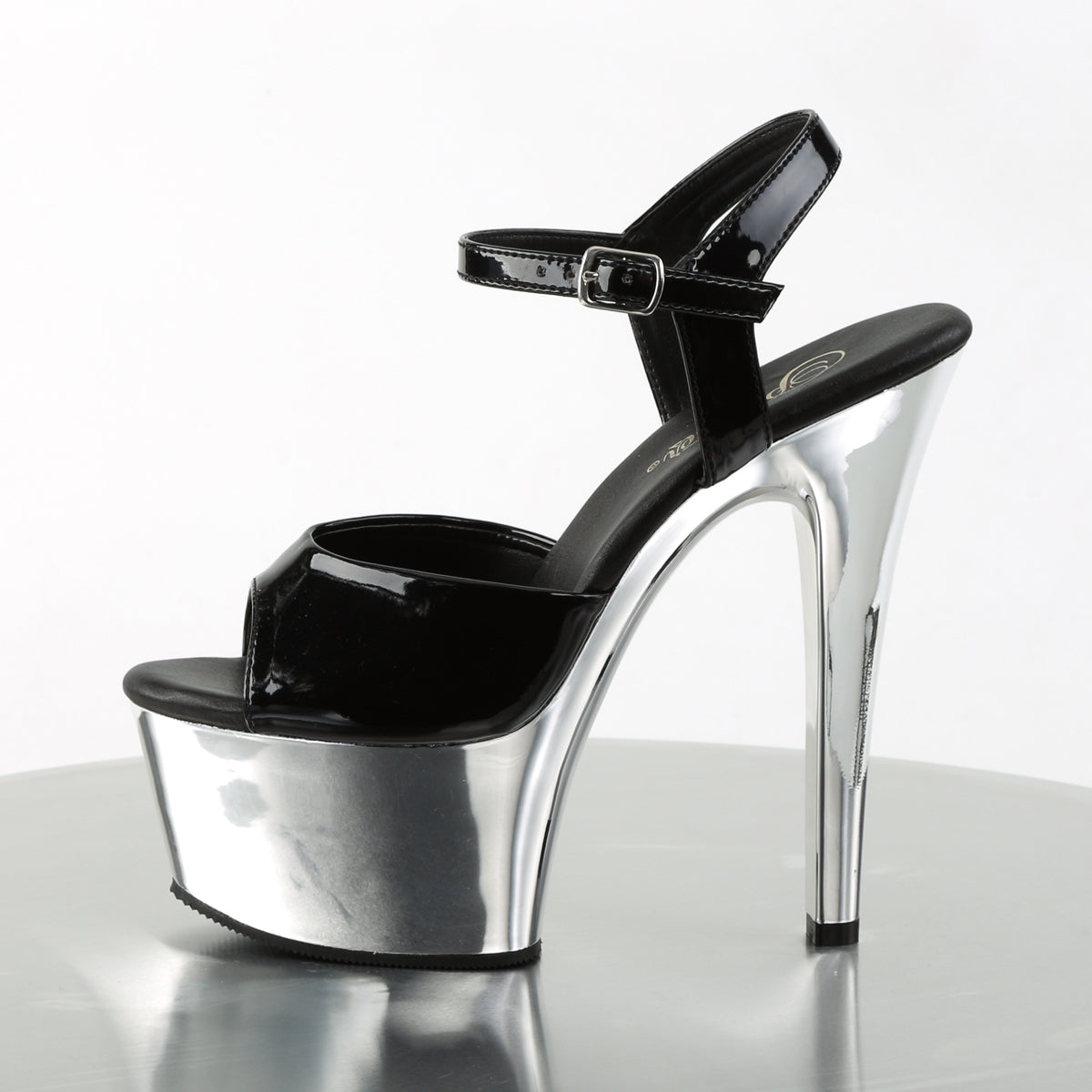 ASPIRE-609 6" Heel, 2 1/4" PF Vegan Friendly Ankle Strap Sandal