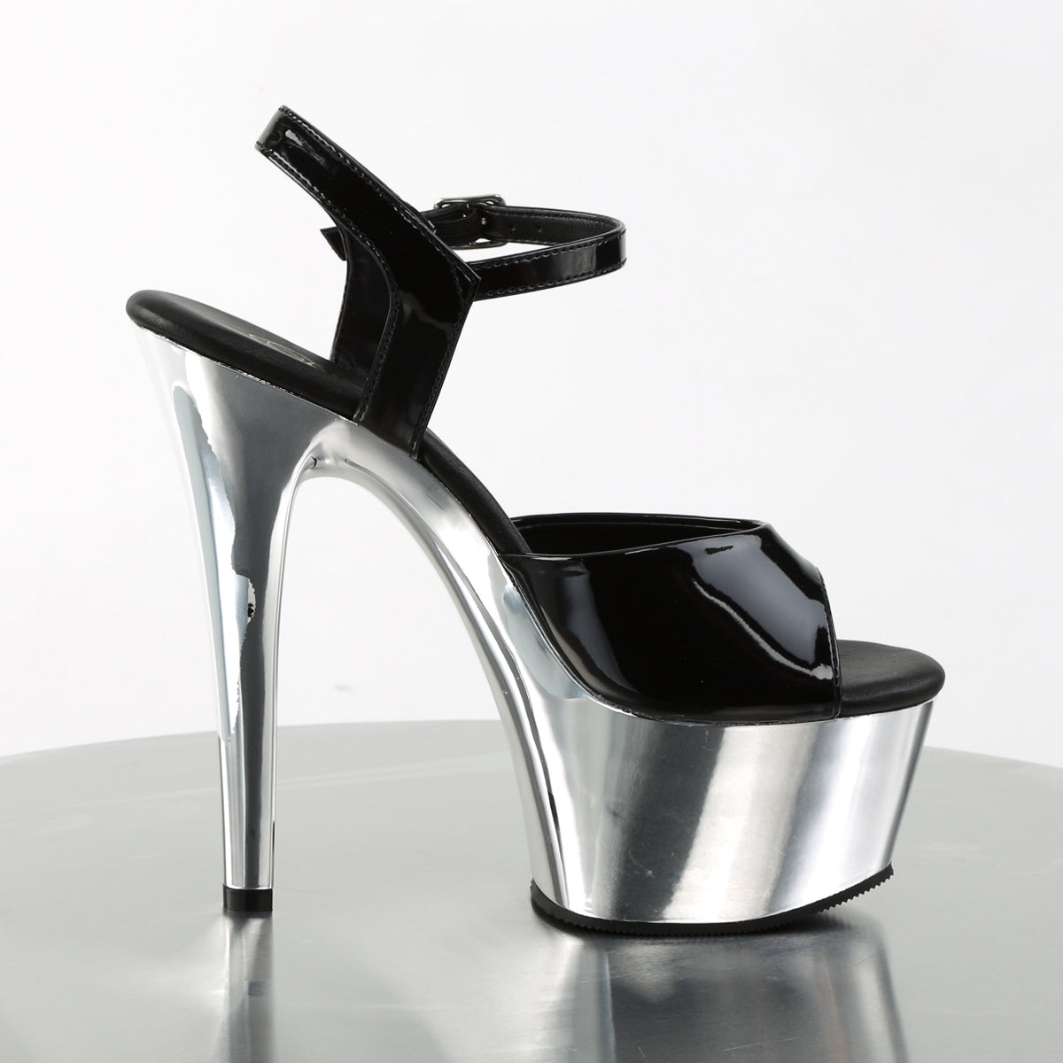 ASPIRE-609 6" Heel, 2 1/4" PF Vegan Friendly Ankle Strap Sandal