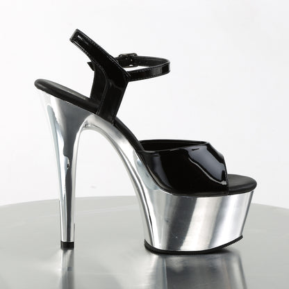 ASPIRE-609 6" Heel, 2 1/4" PF Vegan Friendly Ankle Strap Sandal