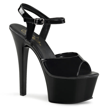 ASPIRE-609 6" Heel, 2 1/4" PF Vegan Friendly Ankle Strap Sandal