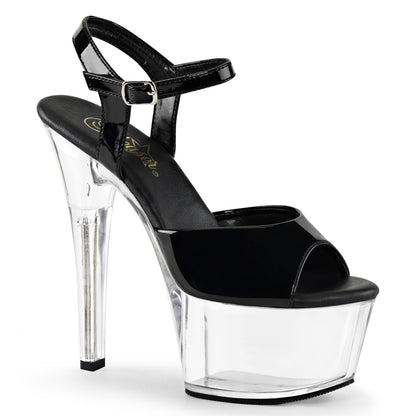 ASPIRE-609 6" Heel, 2 1/4" PF Vegan Friendly Ankle Strap Sandal