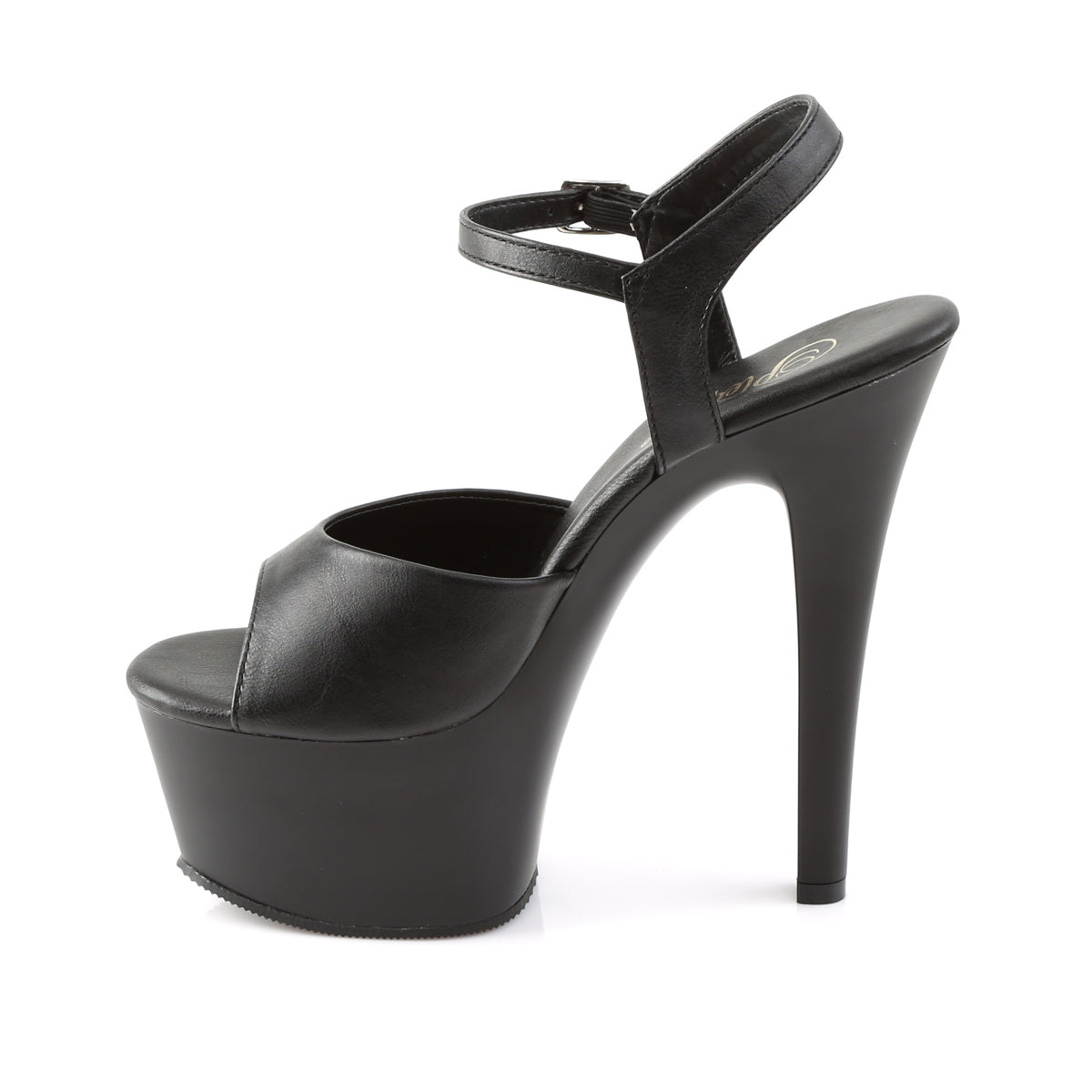 ASPIRE-609 6" Heel, 2 1/4" PF Vegan Friendly Ankle Strap Sandal