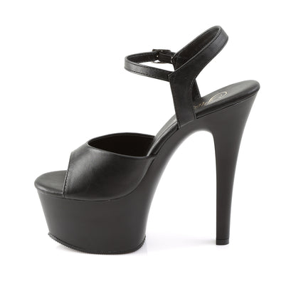 ASPIRE-609 6" Heel, 2 1/4" PF Vegan Friendly Ankle Strap Sandal