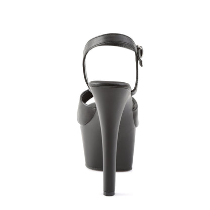 ASPIRE-609 6" Heel, 2 1/4" PF Vegan Friendly Ankle Strap Sandal