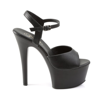 ASPIRE-609 6" Heel, 2 1/4" PF Vegan Friendly Ankle Strap Sandal