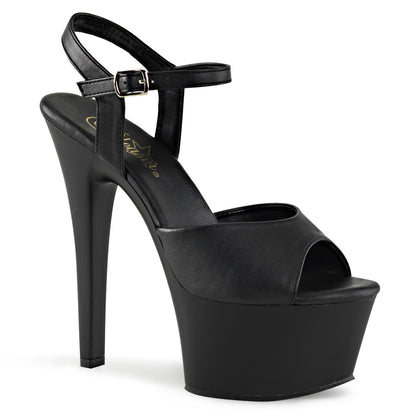 ASPIRE-609 6" Heel, 2 1/4" PF Vegan Friendly Ankle Strap Sandal