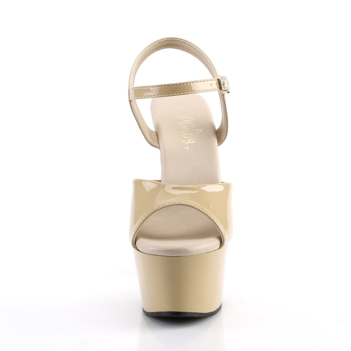 ASPIRE-609 6" Heel, 2 1/4" PF Vegan Friendly Ankle Strap Sandal
