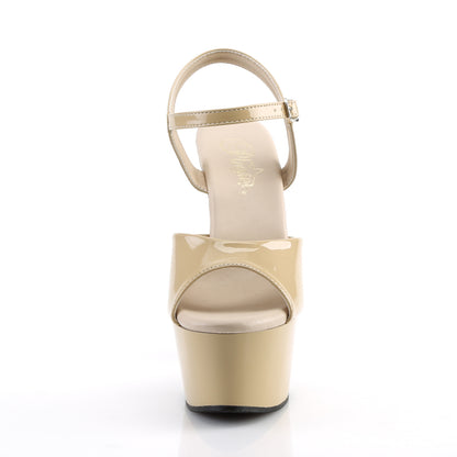 ASPIRE-609 6" Heel, 2 1/4" PF Vegan Friendly Ankle Strap Sandal