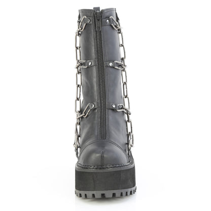 ASSAULT-66 4 3/4" Heel, 2 1/4" PF Ankle Boot, Front Zip