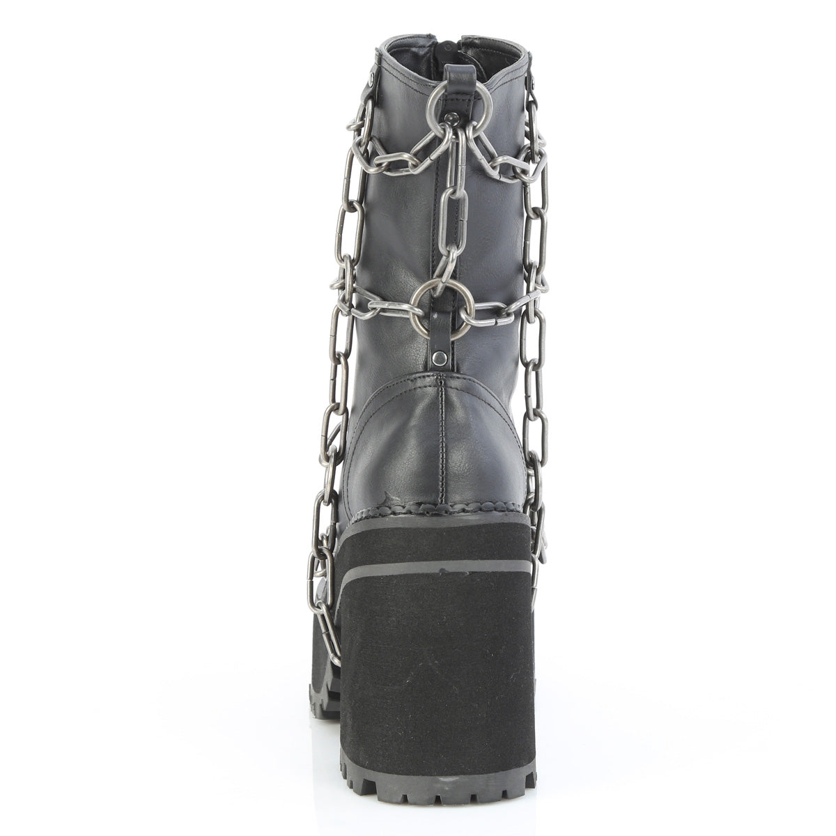 ASSAULT-66 4 3/4" Heel, 2 1/4" PF Ankle Boot, Front Zip