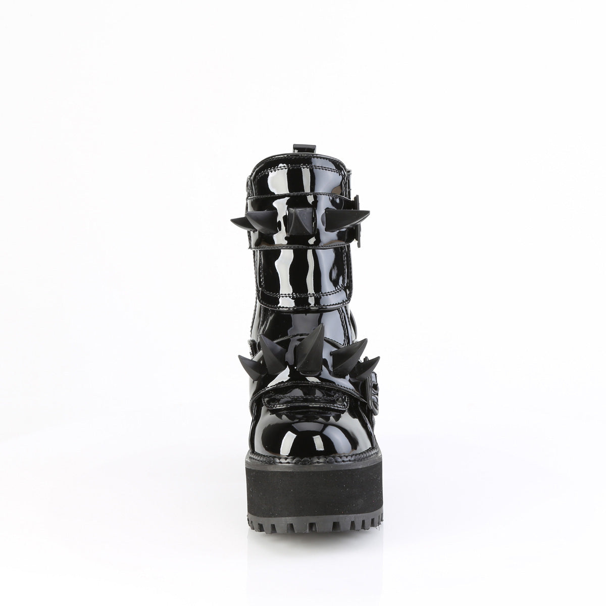 ASSAULT-72 *4 3/4" Heel, 2 1/4" PF Ankle Boot, Inside Zip