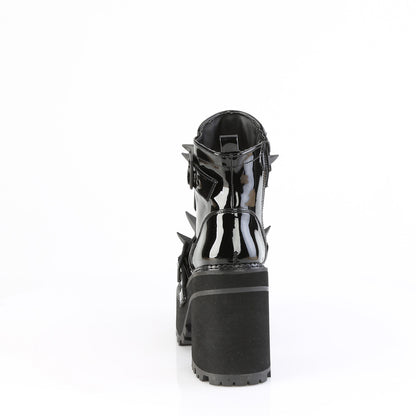 ASSAULT-72 *4 3/4" Heel, 2 1/4" PF Ankle Boot, Inside Zip