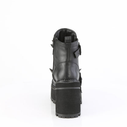 ASSAULT-72 4 3/4" Heel, 2 1/4" PF Ankle Boot, Inside Zip