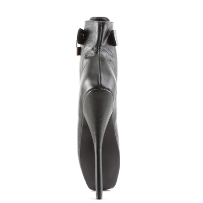 BALLET-1025 7" Spike Heel Ballet Ankle Boots W/ Padlock