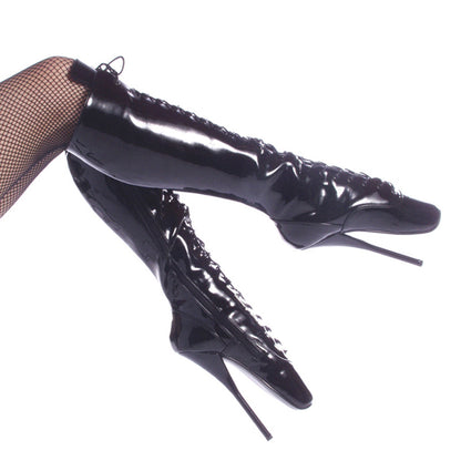 BALLET-2020 7" Spike Heel Ballet Knee Boots
