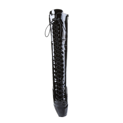 BALLET-2020 7" Spike Heel Ballet Knee Boots