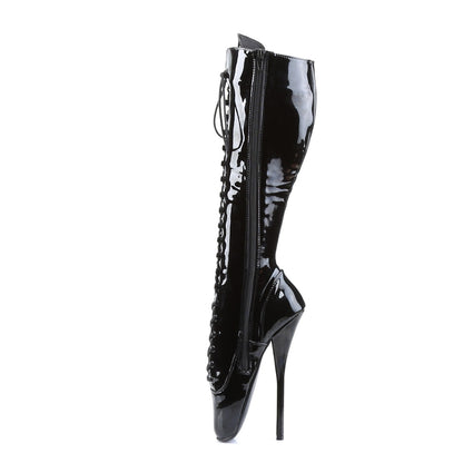 BALLET-2020 7" Spike Heel Ballet Knee Boots