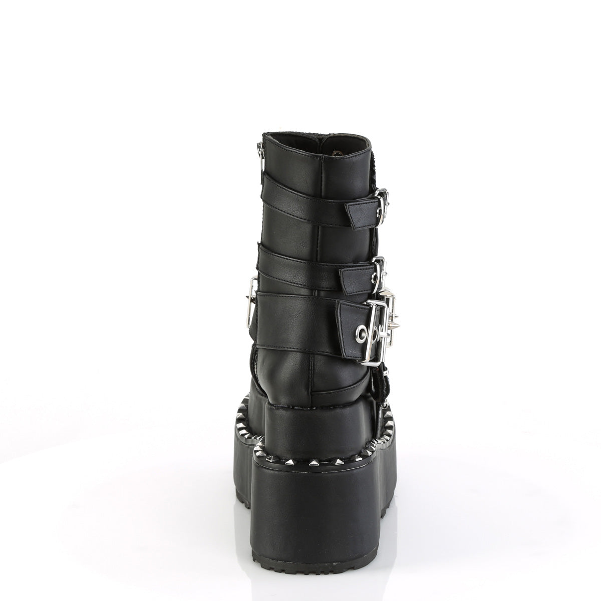 BEAR-150 4 1/2" Tiered PF Lace-Up Ankle Boot, Side Zip