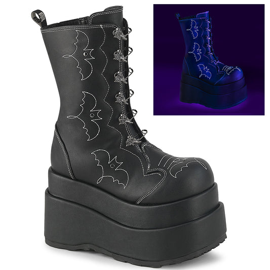BEAR-182 4 1/2" Tiered PF Mid-Calf Boot, Inner & Outer Zip