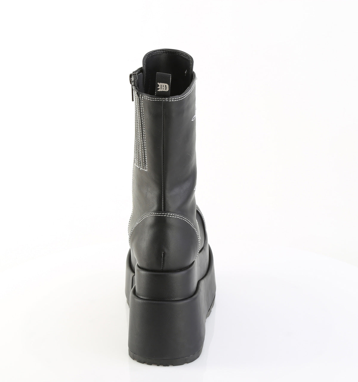 BEAR-182 4 1/2" Tiered PF Mid-Calf Boot, Inner & Outer Zip