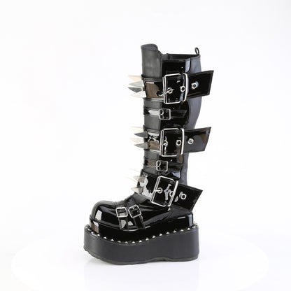 BEAR-215 4 1/2" Tiered PF Buckle Knee High, Inside Zip