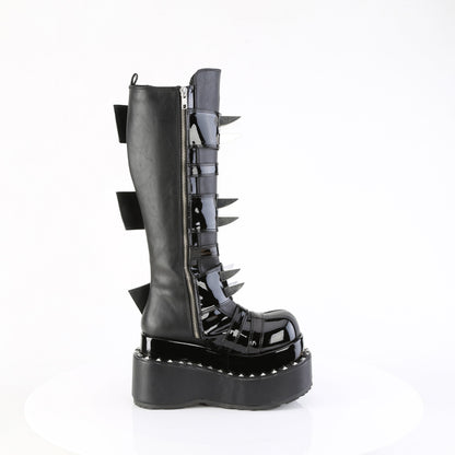 BEAR-215 4 1/2" Tiered PF Buckle Knee High, Inside Zip