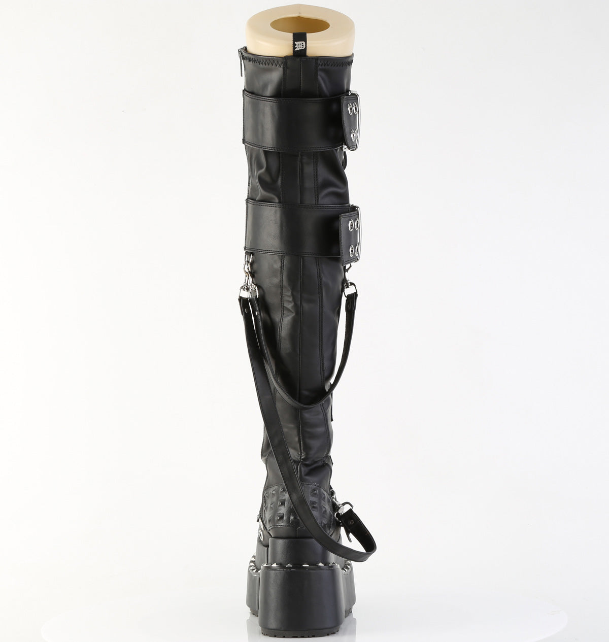BEAR-316 4 1/2" Tiered PF STR Over-The-Knee Boot, Side Zip