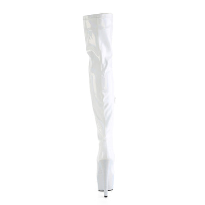 BEJEWELED-3000-7 *7" Heel, 2 3/4" PF Stretch Thigh Boot w/RS, Side Zip