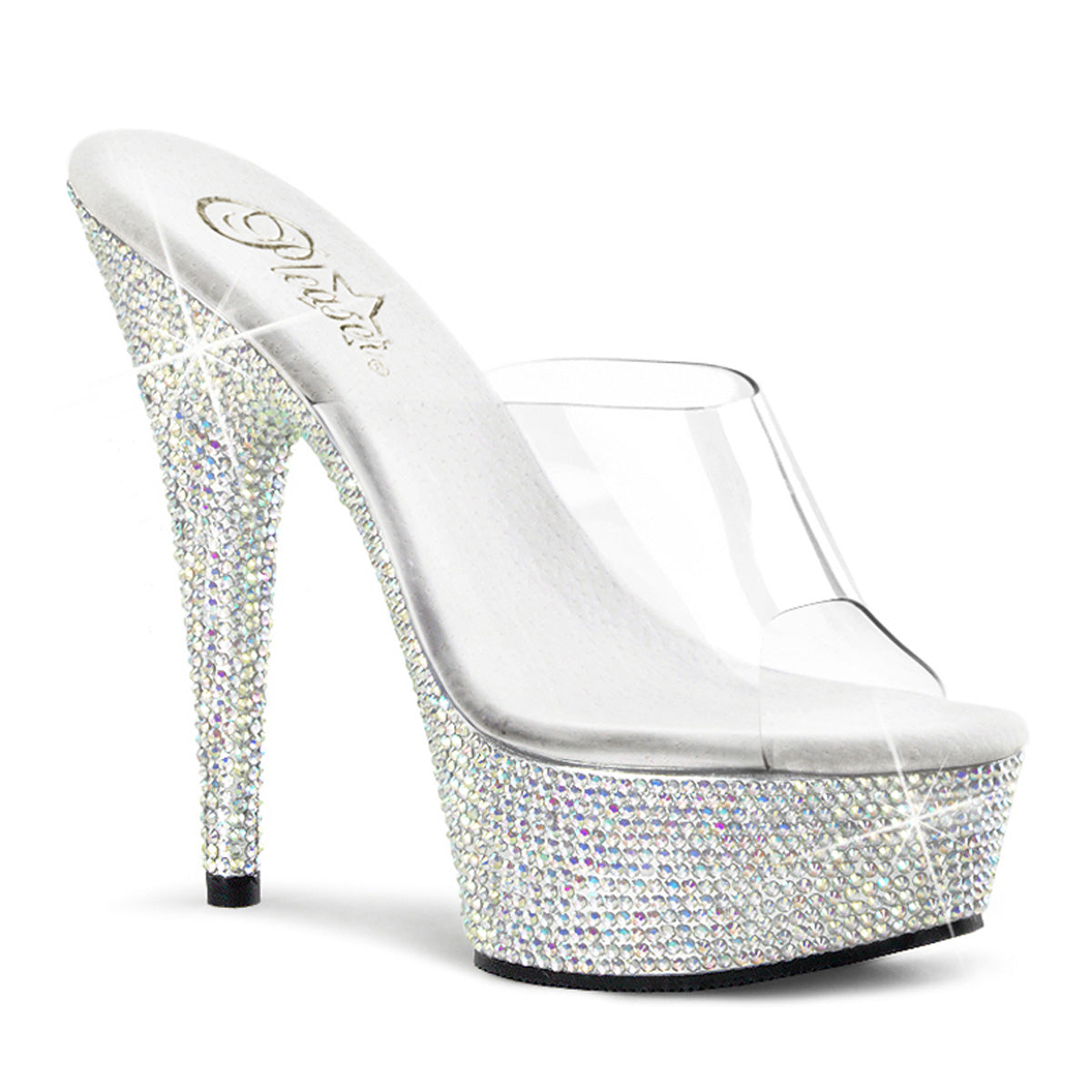 BEJEWELED-601DM 6" Heel, 1 3/4" PF Slide
