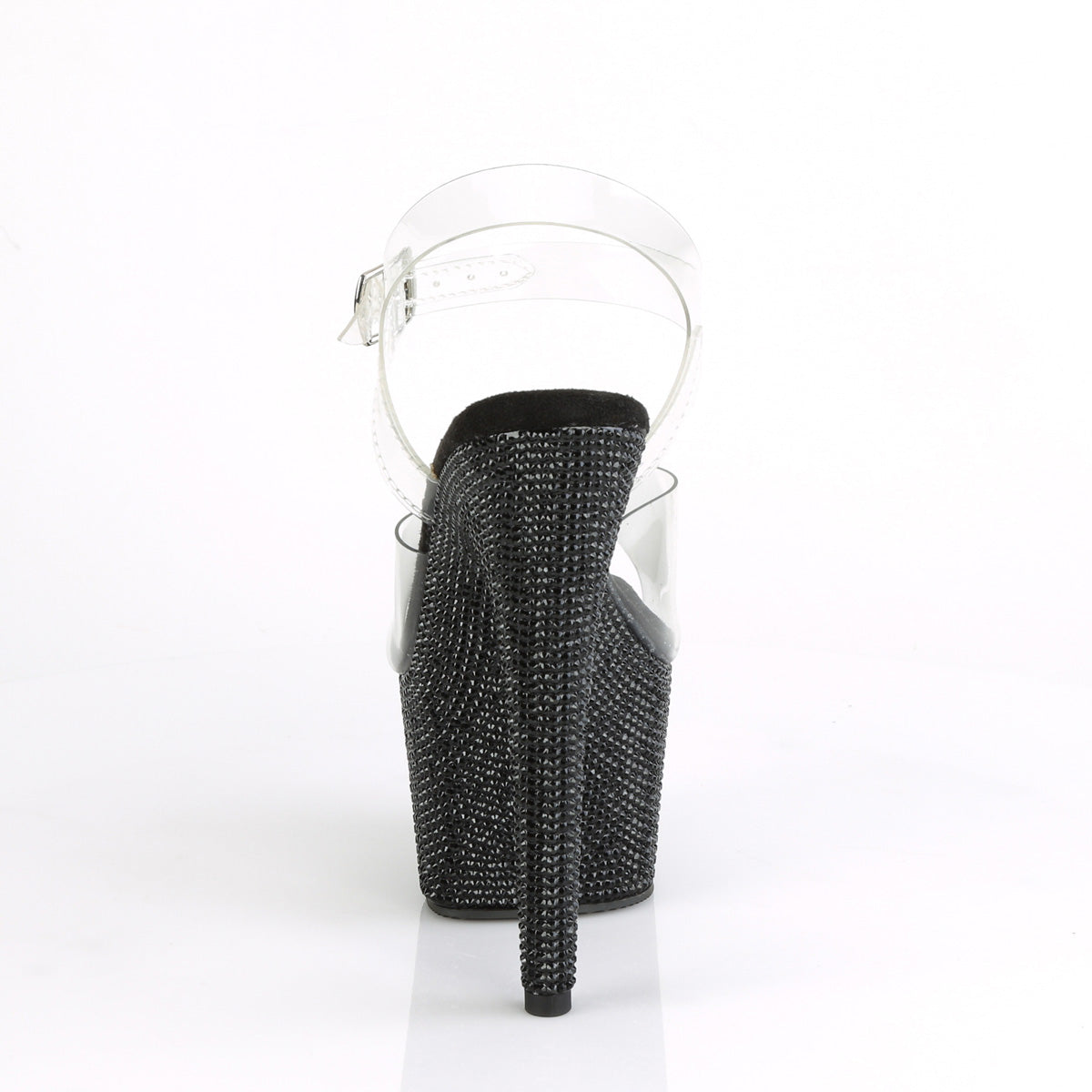 BEJEWELED-708DM 7" Heel, 2 3/4" PF Ankle Strap Sandal w/RS