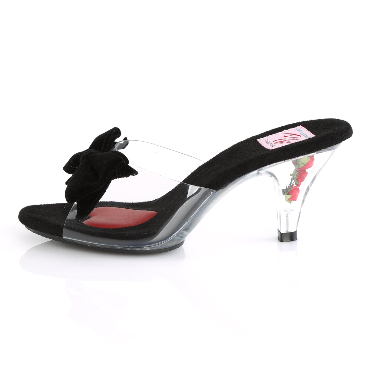 BELLE-301BOW **3" Heel, 1/8" Mini PF Slide W/Bow
