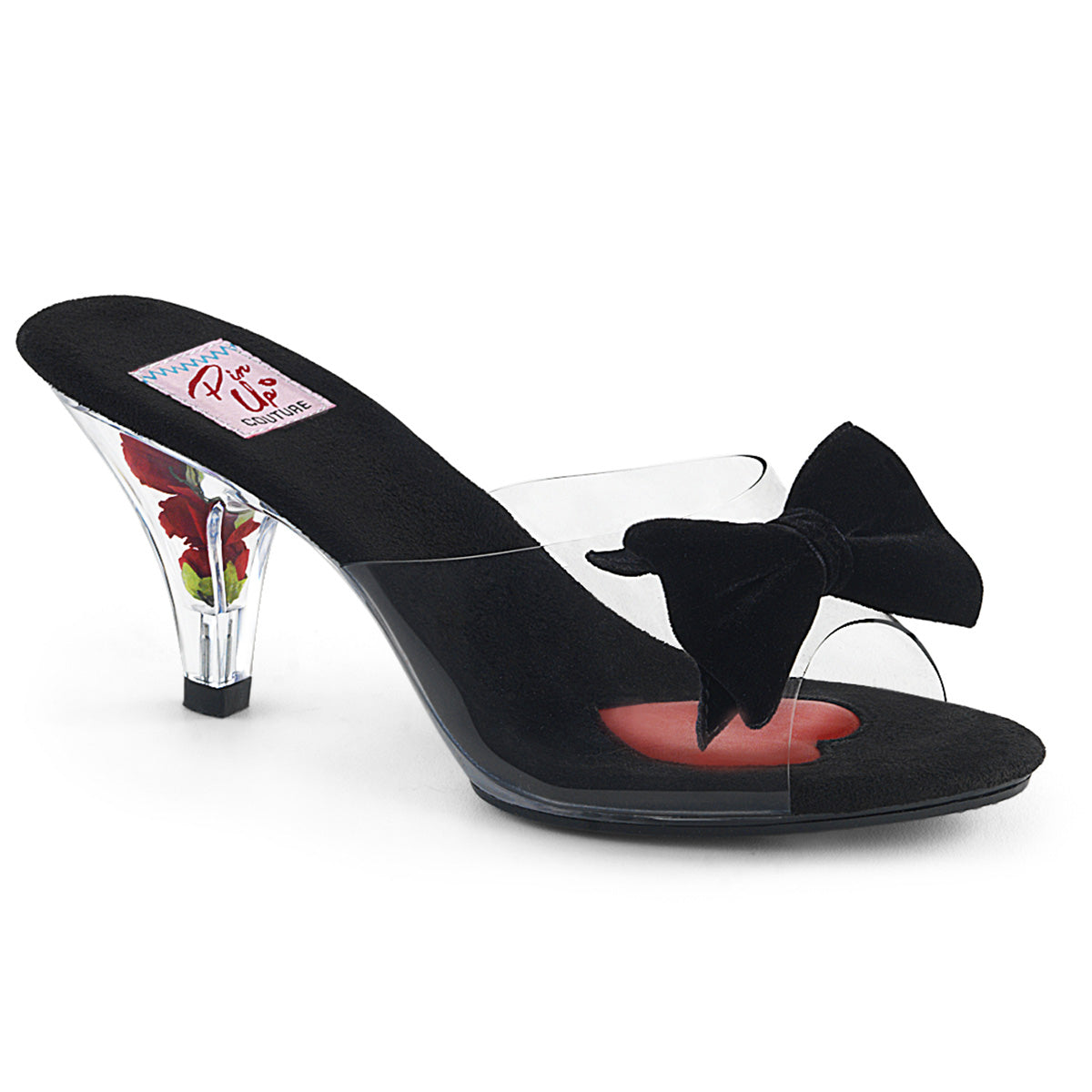 BELLE-301BOW **3" Heel, 1/8" Mini PF Slide W/Bow