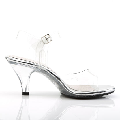 BELLE-308 *3" Heel, 1/8" PF Ankle Strap Sandal