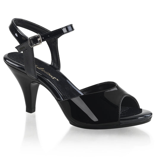 BELLE-309 3" Heel, 1/8" PF Ankle Strap Sandal