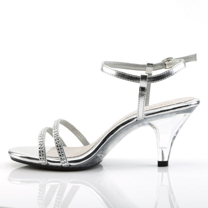 BELLE-316 3" Stiletto Heel Ankle Strap Mini-PF Sandal W/RS