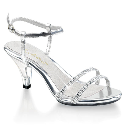 BELLE-316 3" Stiletto Heel Ankle Strap Mini-PF Sandal W/RS